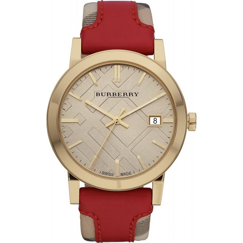 Burberry reloj mujer clearance gold