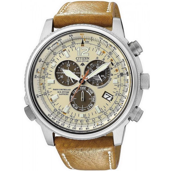 Buy Men's Citizen Watch Chrono Eco-Drive Radio Controlled AS4020-44B