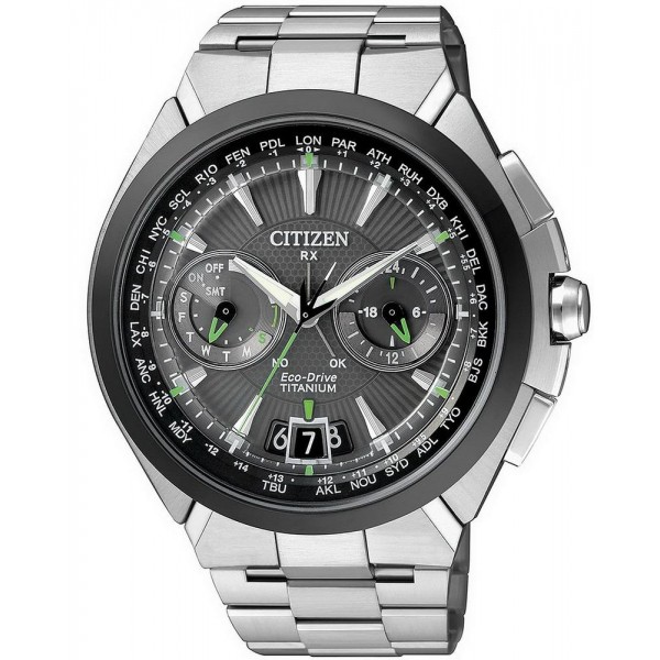 Buy Men's Citizen Watch Satellite Wave Titanium Eco-Drive CC1084-55E