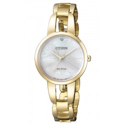 Buy Citizen Ladies Watch Eco-Drive EM0432-80Y Diamond Mother of Pearl