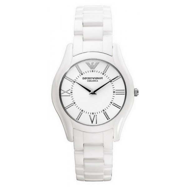 emporio armani watches white