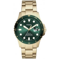 Green fossil watch men's sale