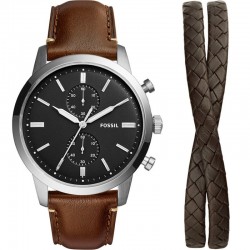Buy Mens Fossil Watch Townsman FS5967SET Quartz Chronograph