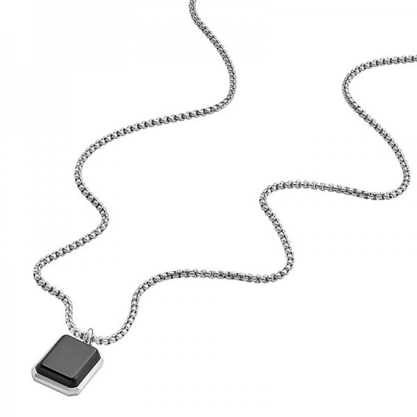 Image of the Fossil Jewelry - Mens Steel Necklace - JF04601040