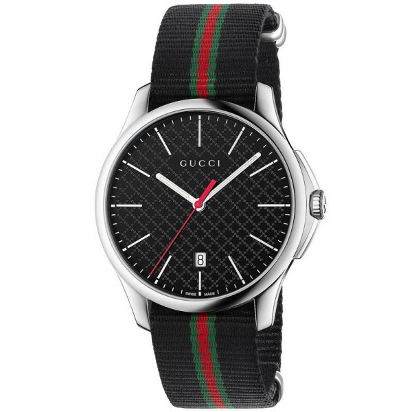 mens gucci black watch