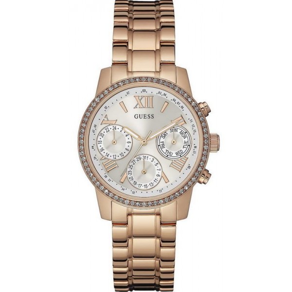 Guess Ladies Watch Mini Sunrise W0623L2 Chrono Look Multifunction Buy Guess Ladies Watch Mini Sunrise W0623L2 Chrono Look Multifunction
