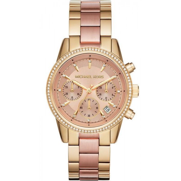 michael kors blue face watch women's