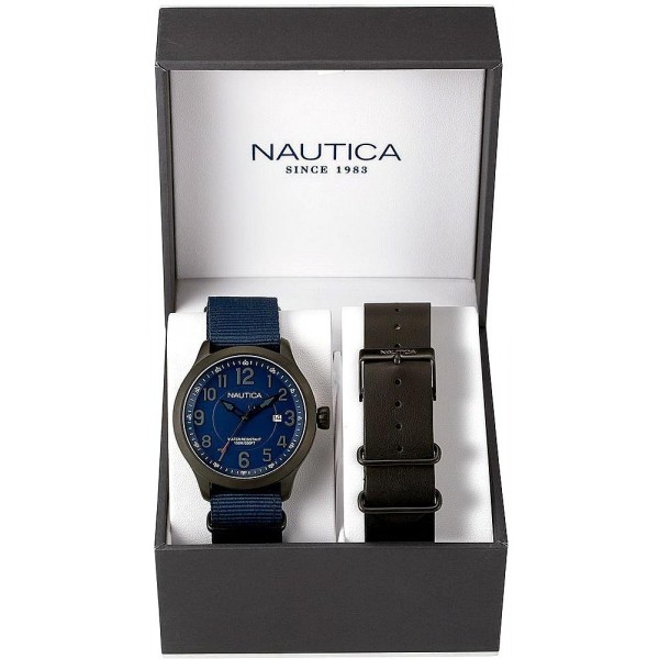 Nautica Мужские Часы NCC 01 Date Box Set NAI14519G Купить Nautica Мужские Часы NCC 01 Date Box Set NAI14519G