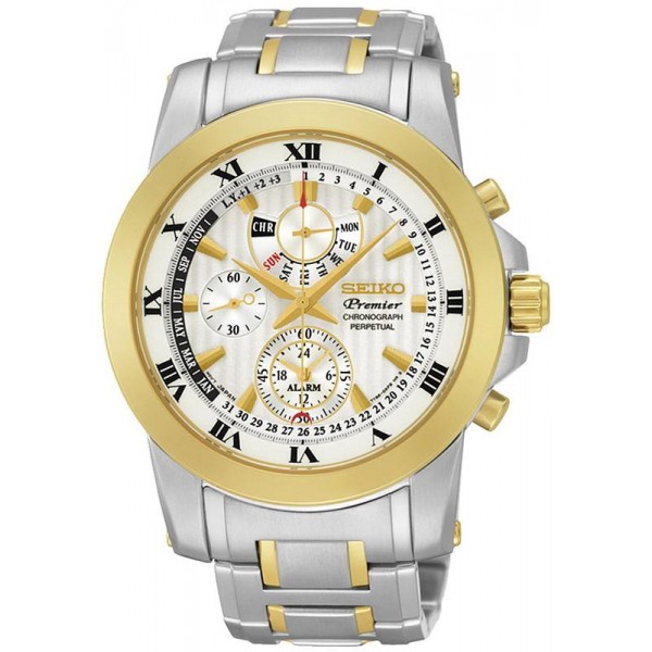 Seiko Men's Watch Premier Chronograph Perpetual Calendar Alarm SPC162P1 Buy Seiko Men's Watch Premier Chronograph Perpetual Calendar Alarm SPC162P1