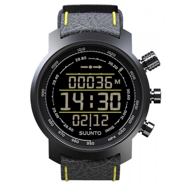 Suunto Elementum Terra Black / Yellow Leather Herrenuhr SS019997000 Kaufen Sie Suunto Elementum Terra Black / Yellow Leather Herrenuhr SS019997000