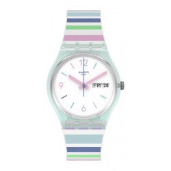 Swatch Damenuhr Gent Pastel Zebra GL702