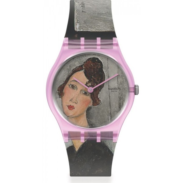 Comprar Reloj Swatch Centre Pompidou Portrait of Dédie, by Amedeo Modigliani GZ356
