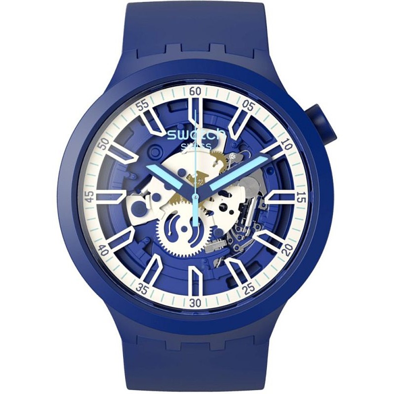 Swatch Big Bold Iswatch Blue SB01N102 Crivelli Shopping