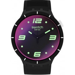 Swatch Часы Big Bold Futuristic Black SO27B119