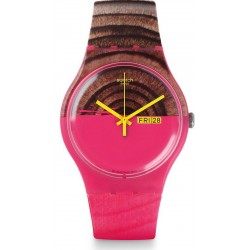 Buy Swatch Ladies Watch New Gent Woodkid SUOP703