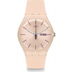 Buy Swatch Ladies Watch New Gent Rose Rebel SUOT700