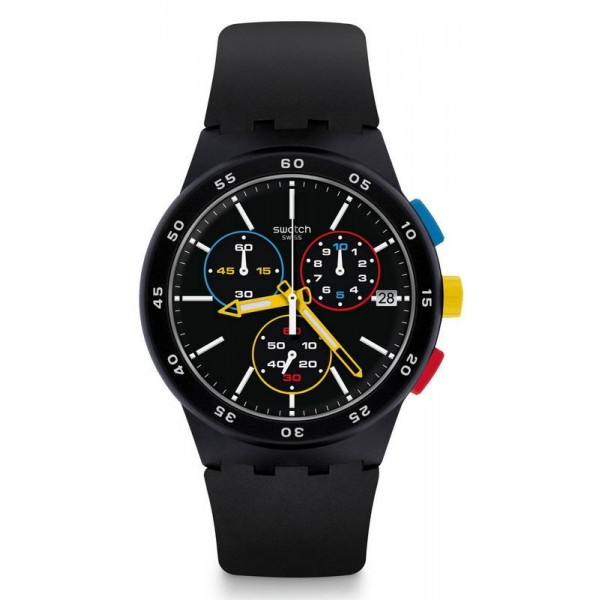 Comprar Reloj Unisex Swatch Chrono Plastic Black-One SUSB416