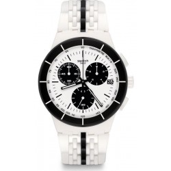 Reloj Unisex Swatch Chrono Plastic Piste Noire SUSW407 Cronógrafo