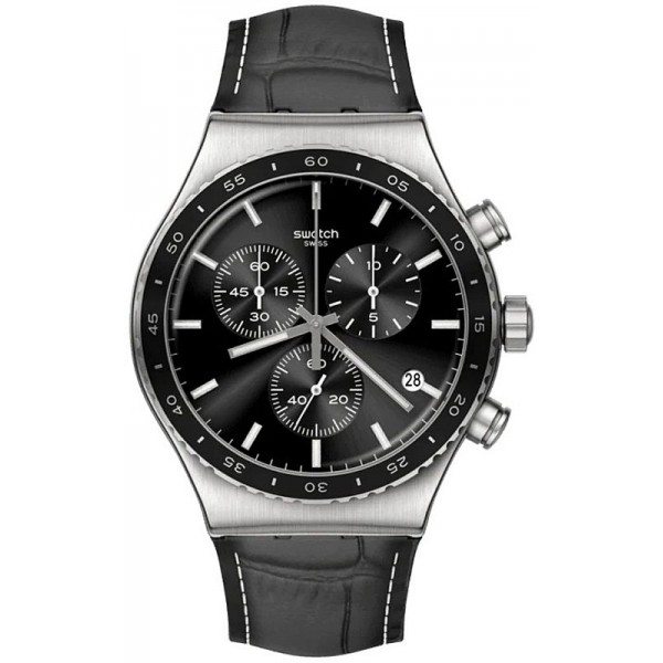 Swatch Herrenuhr Irony Chrono Carbonium Dream YVS495 Chronograph kaufen